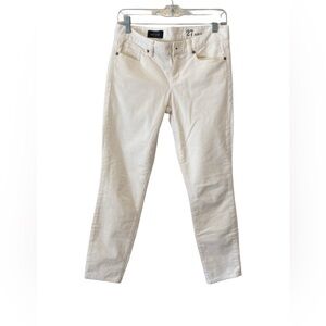 J.Crew toothpick ankle size 27 jeans